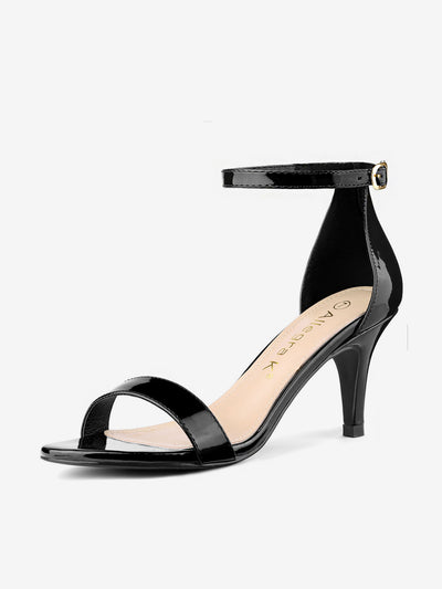 Ankle Strap High Heel Open Toe Stiletto Heel Sandals