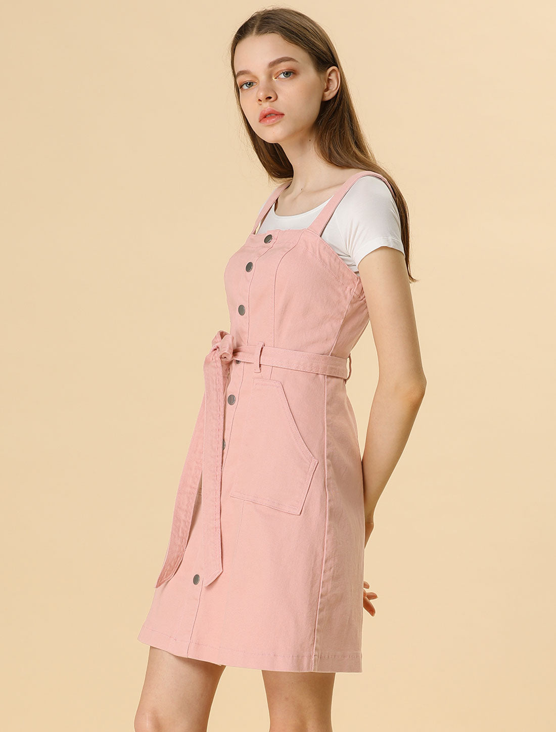 Buy NO MORE EXCUSES PINK DENIM DRESS for Women Online in India