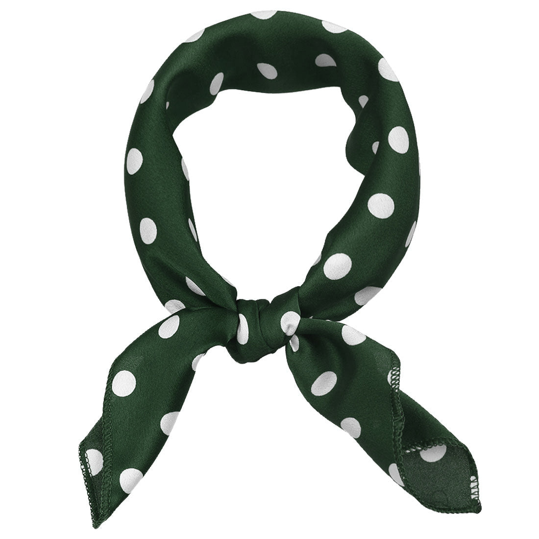 Allegra K Retro Polka Dots Square Scarf Head Neck Scarves Kerchief Neckerchief