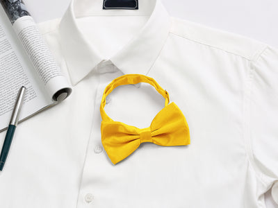 Pre-tied Solid Adjustable Bowtie Classic Tuxedo Wedding Bow Ties