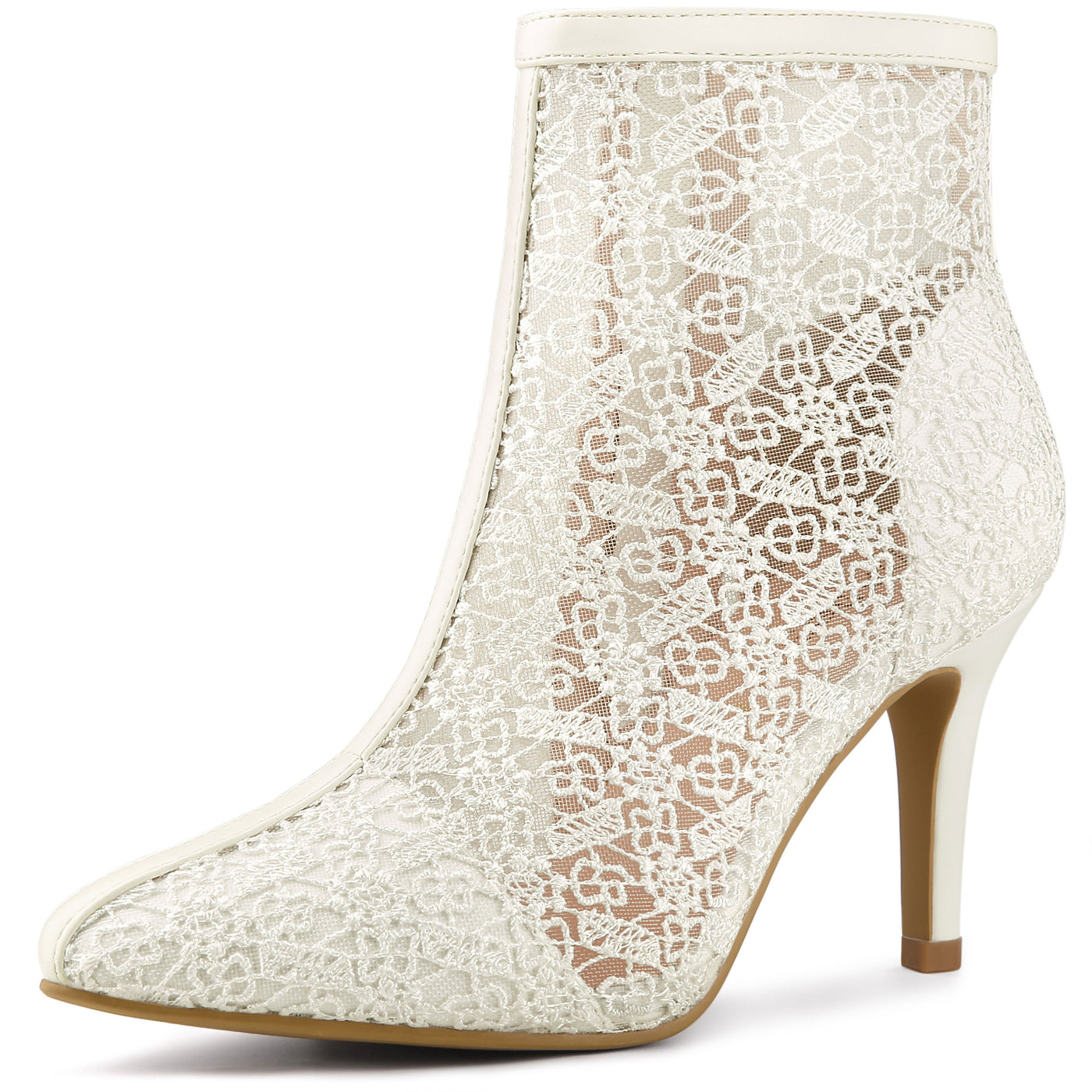 Lace mesh sale boots