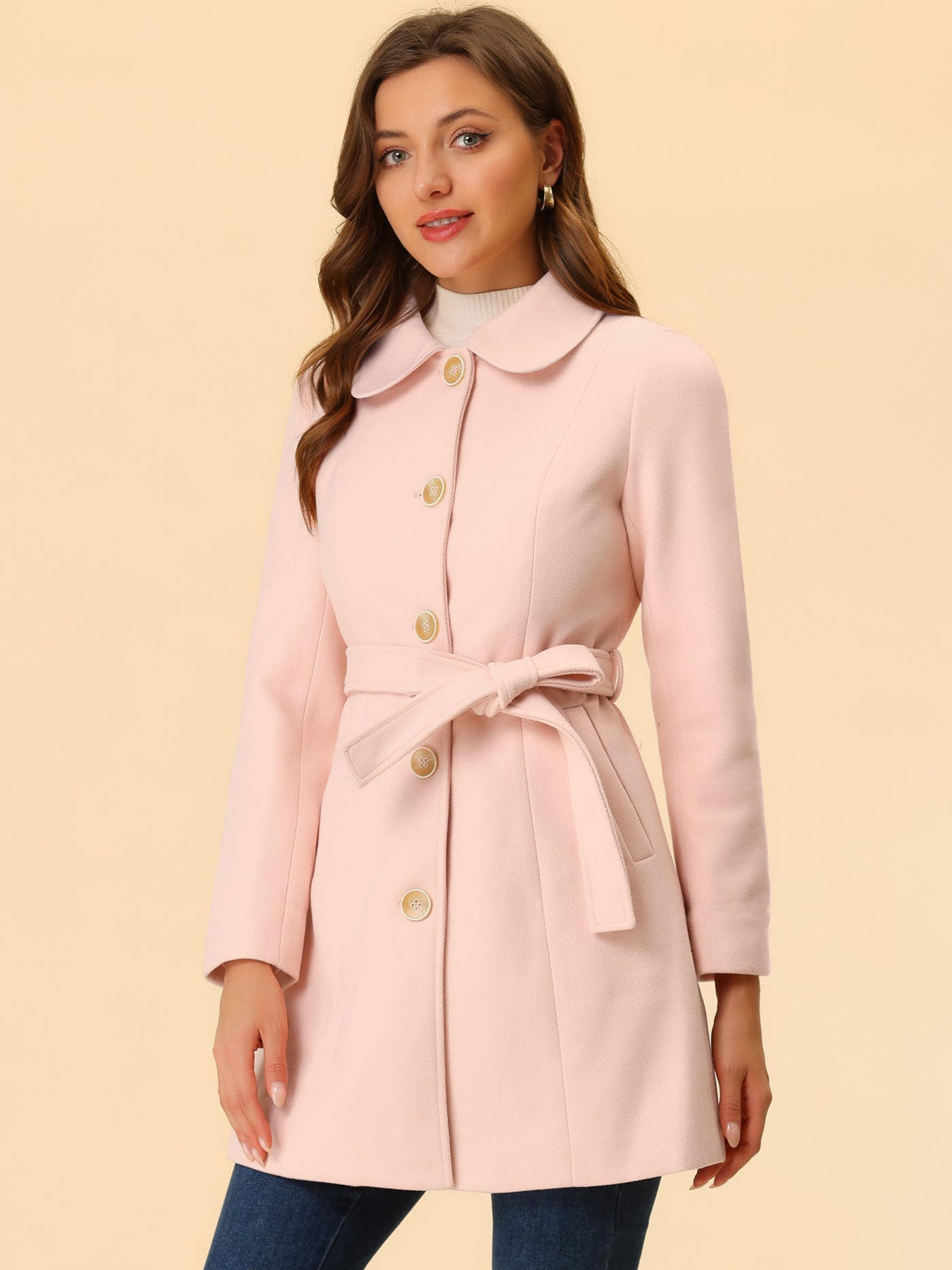 Lipsy faux wool skater on sale coat