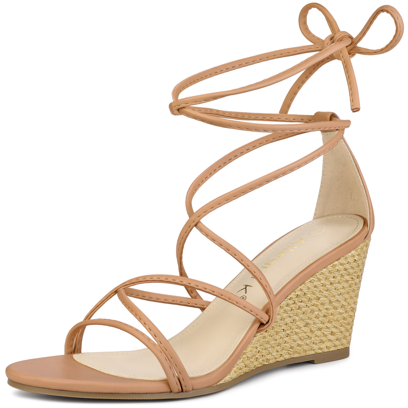 Strappy low shop wedge sandals