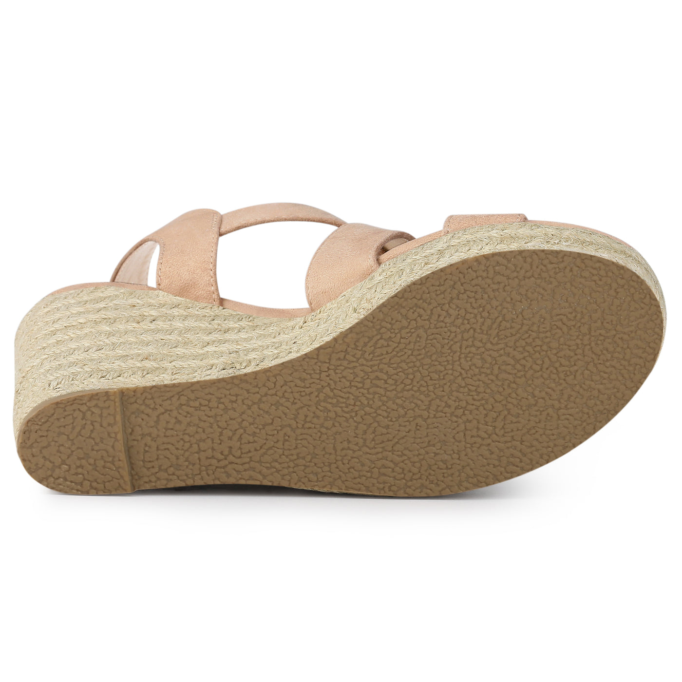 Allegra K Espadrilles Platform Slingback Wedges Sandals