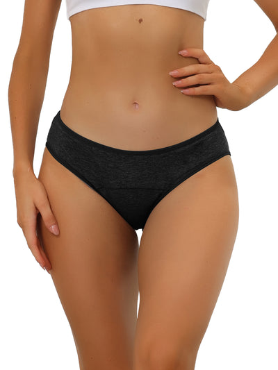 Women's Period Underwear Mid-Rised Hipster Panties, Available in Plus Size