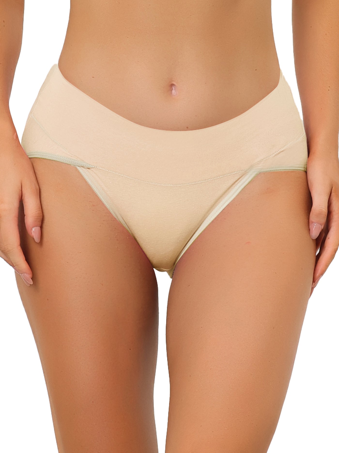Women's Tummy Control Hipster Underwear High-Waisted Breathable