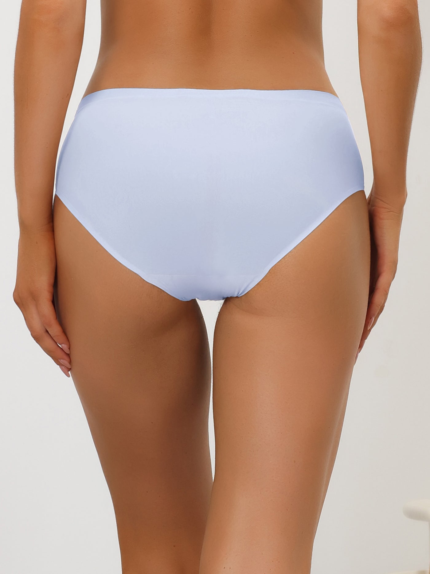 Allegra K Panties for Women Unlined Comfortable Underwear No Show Elastic Waist Brief