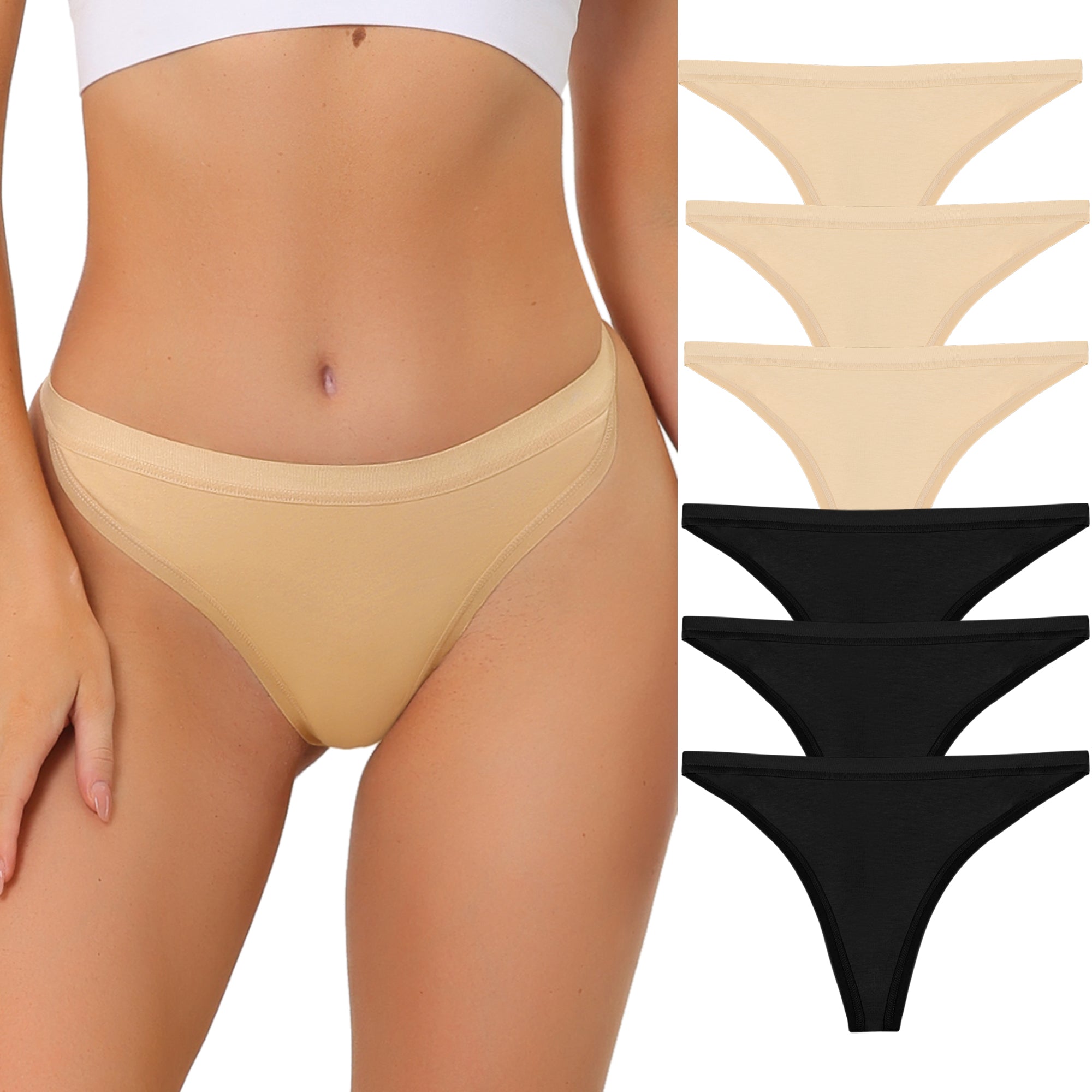 Women's Underwear Satin Invisible Bikini Comfortable No-Show