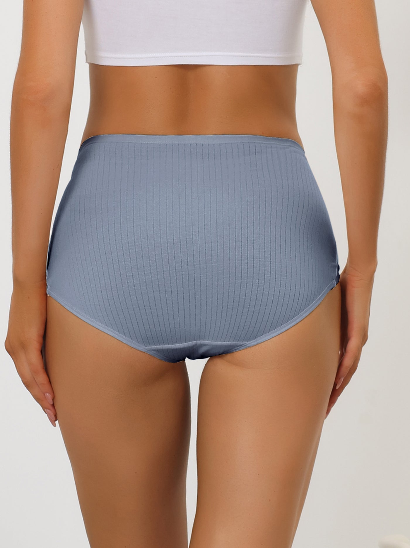 Allegra K Women's Unlined Tummy Control Breathable G-string Cheeky Thongs  Burgundy Medium : Target