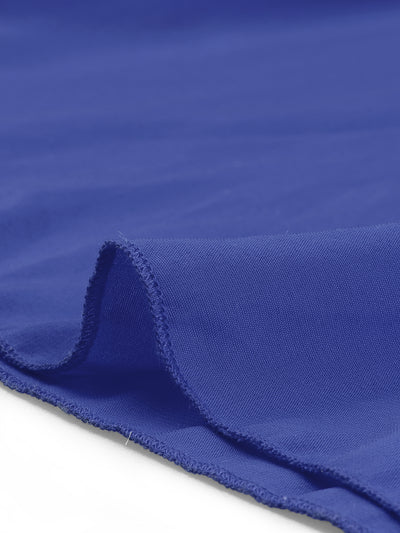 Casual Ruffled Cap Sleeve V Neck Solid Wrap Maxi Dress