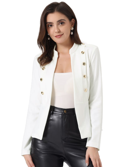 Casual Long Sleeve Open Front Blazer Work Suit Jacket