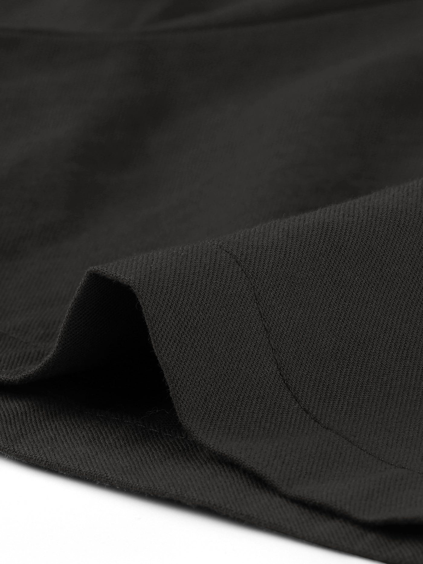 Allegra K Short Sleeve Tie Waist 100% Cotton Cargo Jumpsuit with Pockets