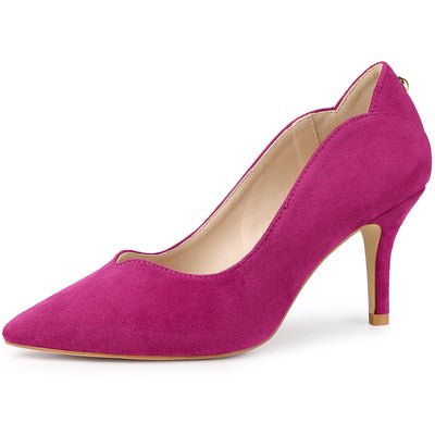 Women's Pointed Toe Pull on Stiletto Heels Pumps