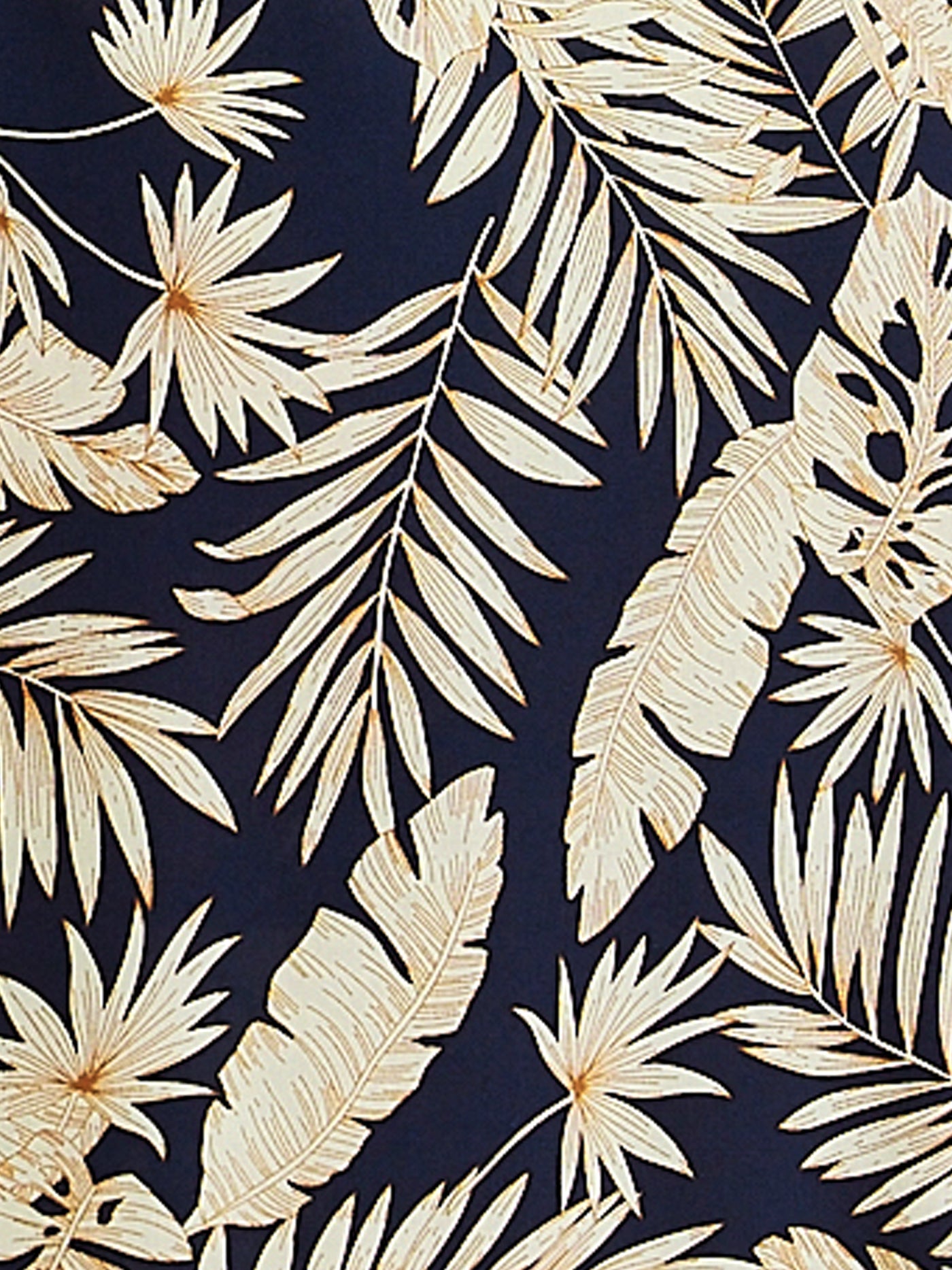 Allegra K Tie Waist Hawaiian Beach Tropical Midi Leaves Printed Wrap Dress