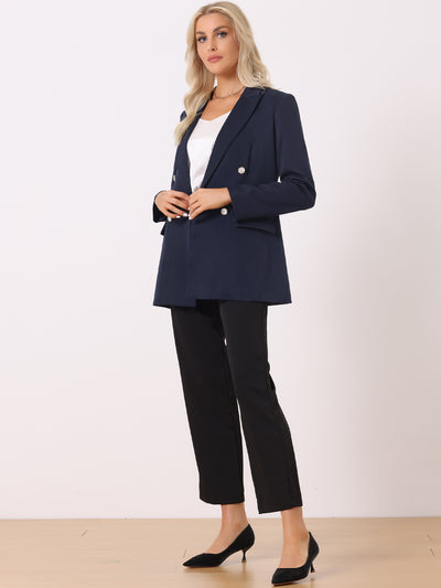 Lapel Collar Dressy Casual Work Office Business Blazer