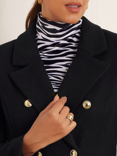 Notched Lapel Double Breasted Winter Overcoat Pea Coat