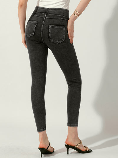 Jeggings Tummy Control Stretchy High Waisted Skinny Jeans