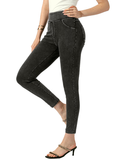 Jeggings Tummy Control Stretchy High Waisted Skinny Jeans