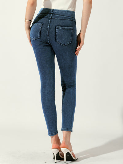 Jeggings Tummy Control Stretchy High Waisted Skinny Jeans