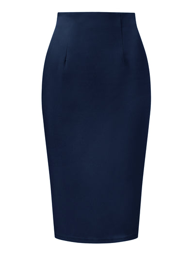 Elegant Pencil High Wasit Split Hem Work Bodycon Business Skirt