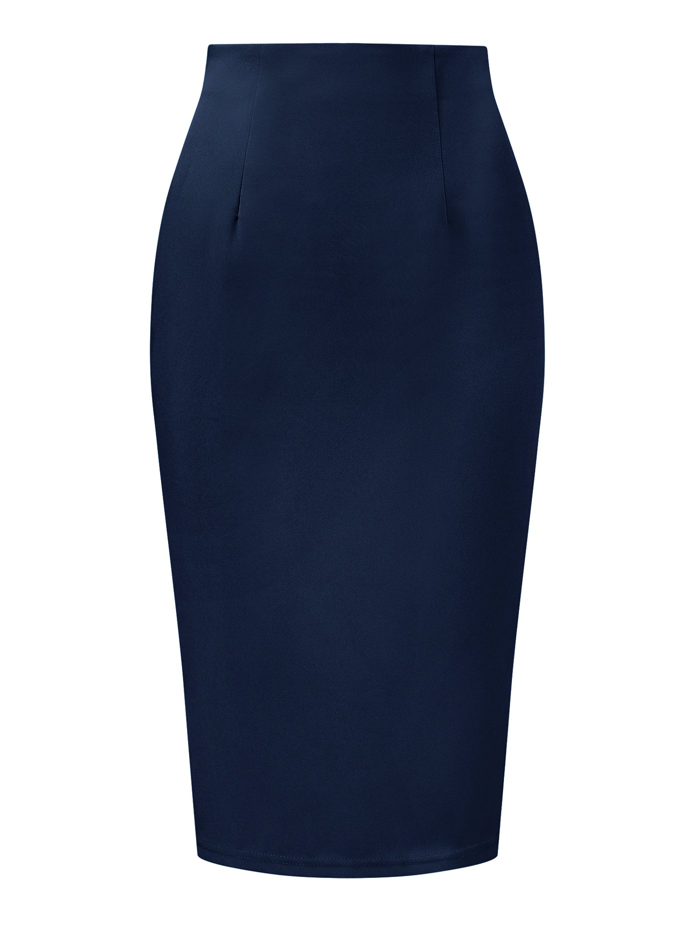 Allegra K Elegant Pencil High Wasit Split Hem Work Bodycon Business Skirt