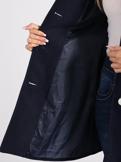 Winter Elegant Lapel Collar Long Trench Coat