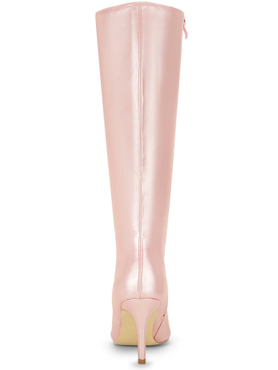 Pointed Toe Stiletto High Heel Zipper Knee High Boots