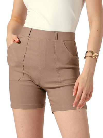 Pockets Stretch Summer Athletic Casual Shorts