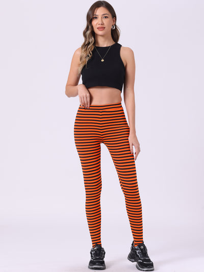 Leggings Printed Elastic Waistband Party Stirrup Yoga Pants