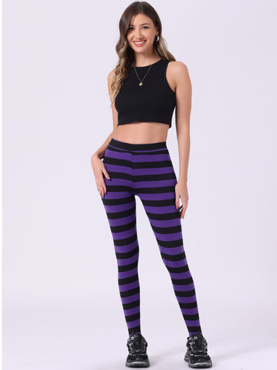 Leggings Printed Elastic Waistband Party Stirrup Yoga Pants