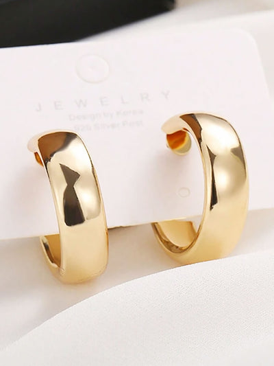 Metal Geometric Elegant Commuter Earrings