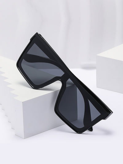 3 Packs Large Plastic Frame Square Oversize Rim Sunglasses