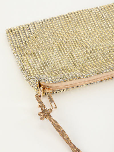 Rhinestone Knotted Armpit Diamond Encrusted Shoulder Bag