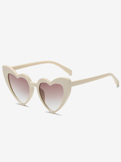 Women's Vintage Heart Shape Frame Sunglasses