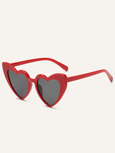 Women's Vintage Heart Shape Frame Sunglasses