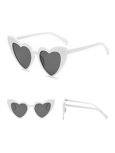 Women's Vintage Heart Shape Frame Sunglasses