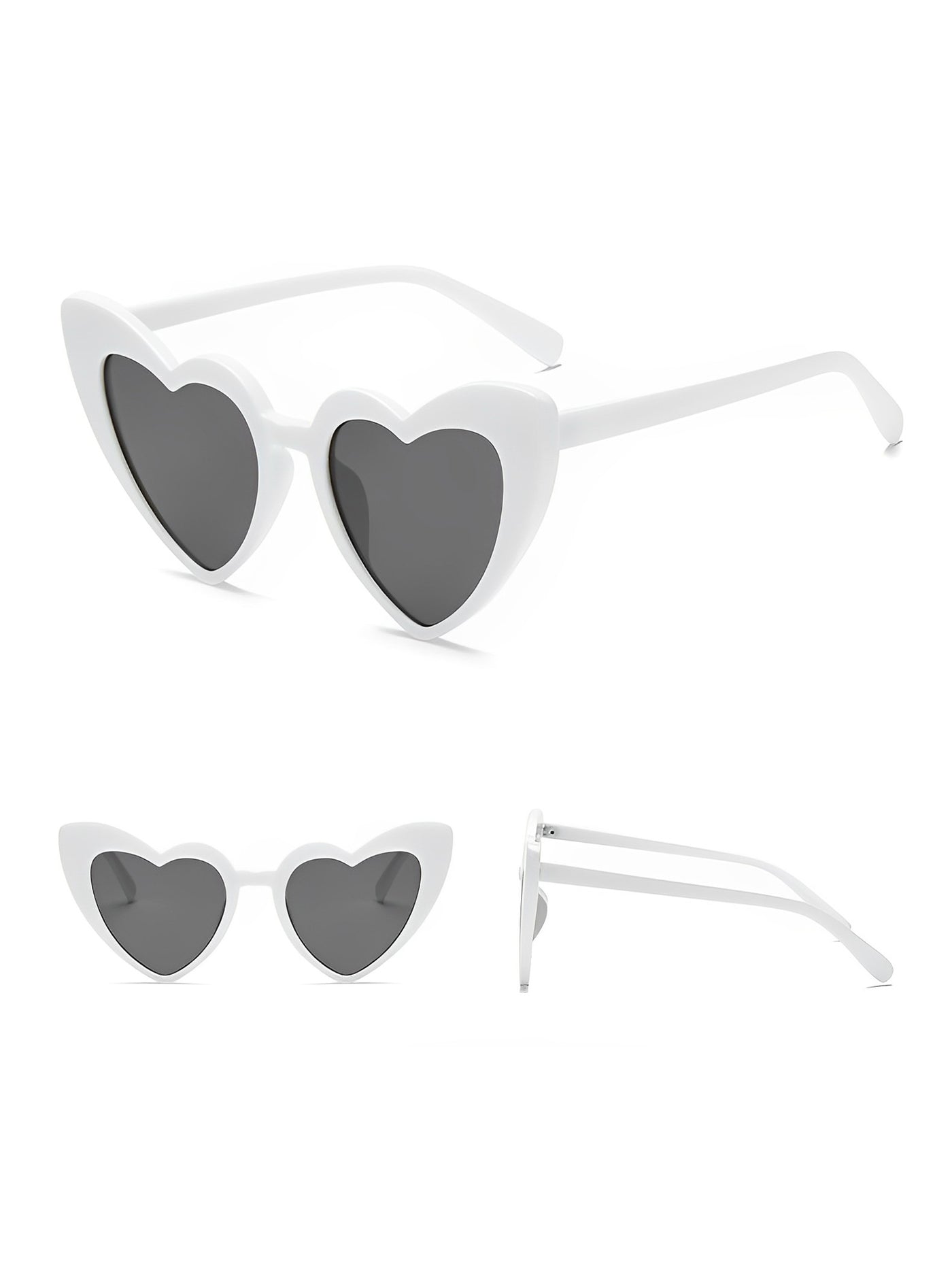 Allegra K Women's Vintage Heart Shape Frame Sunglasses