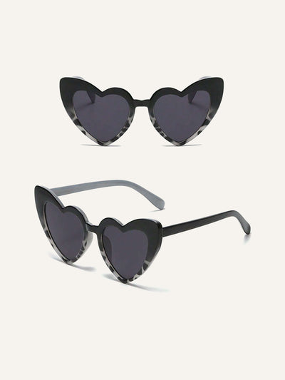 Women's Vintage Heart Shape Frame Sunglasses